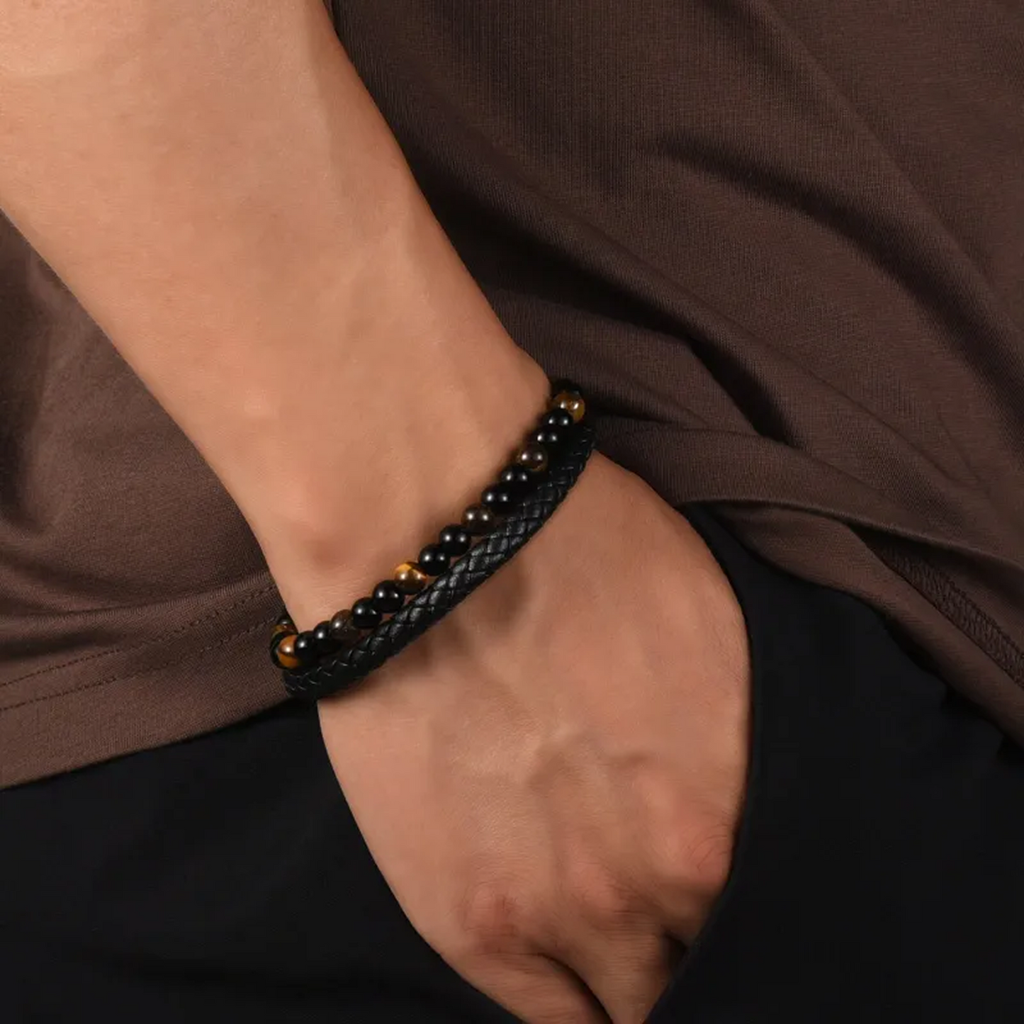 Søns Skjold – Tigerøje Armbånd