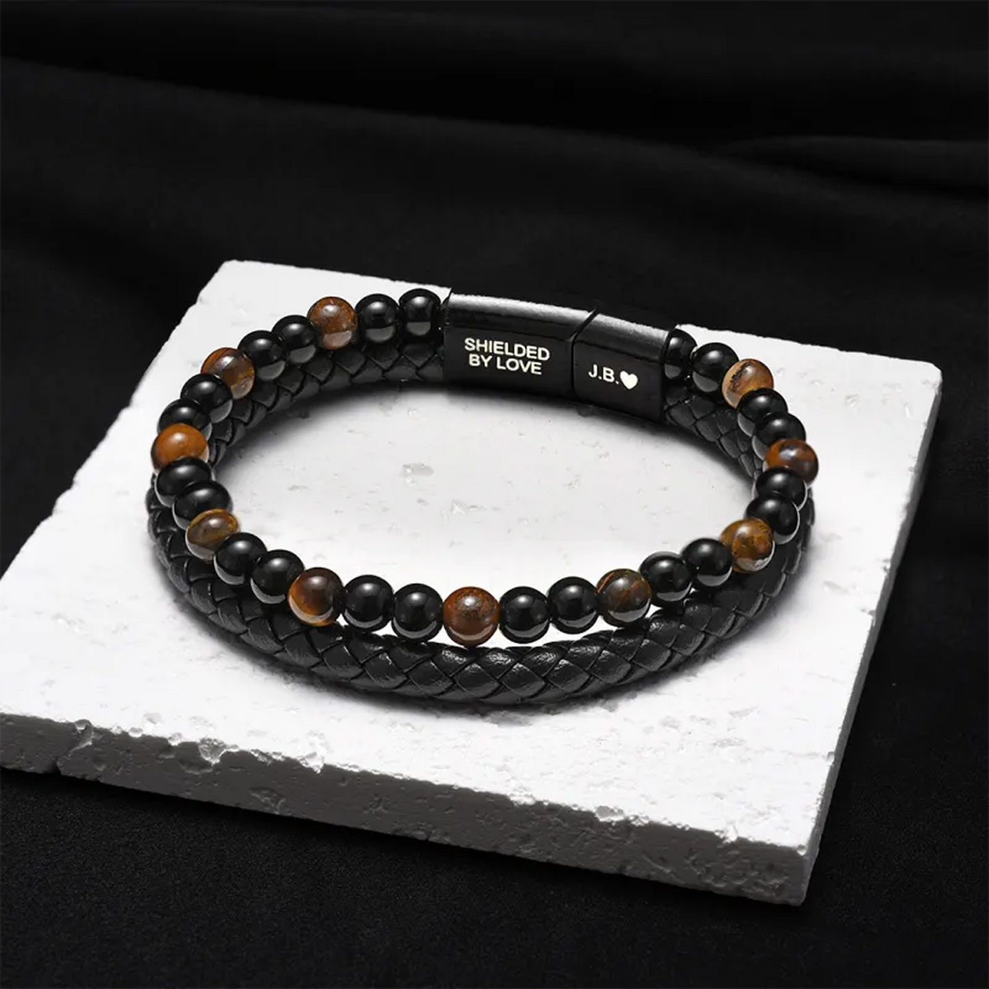 Søns Skjold – Tigerøje Armbånd