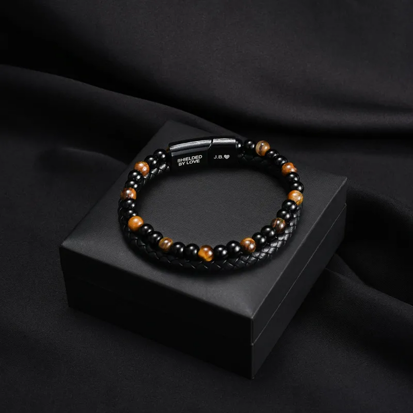 Søns Skjold – Tigerøje Armbånd