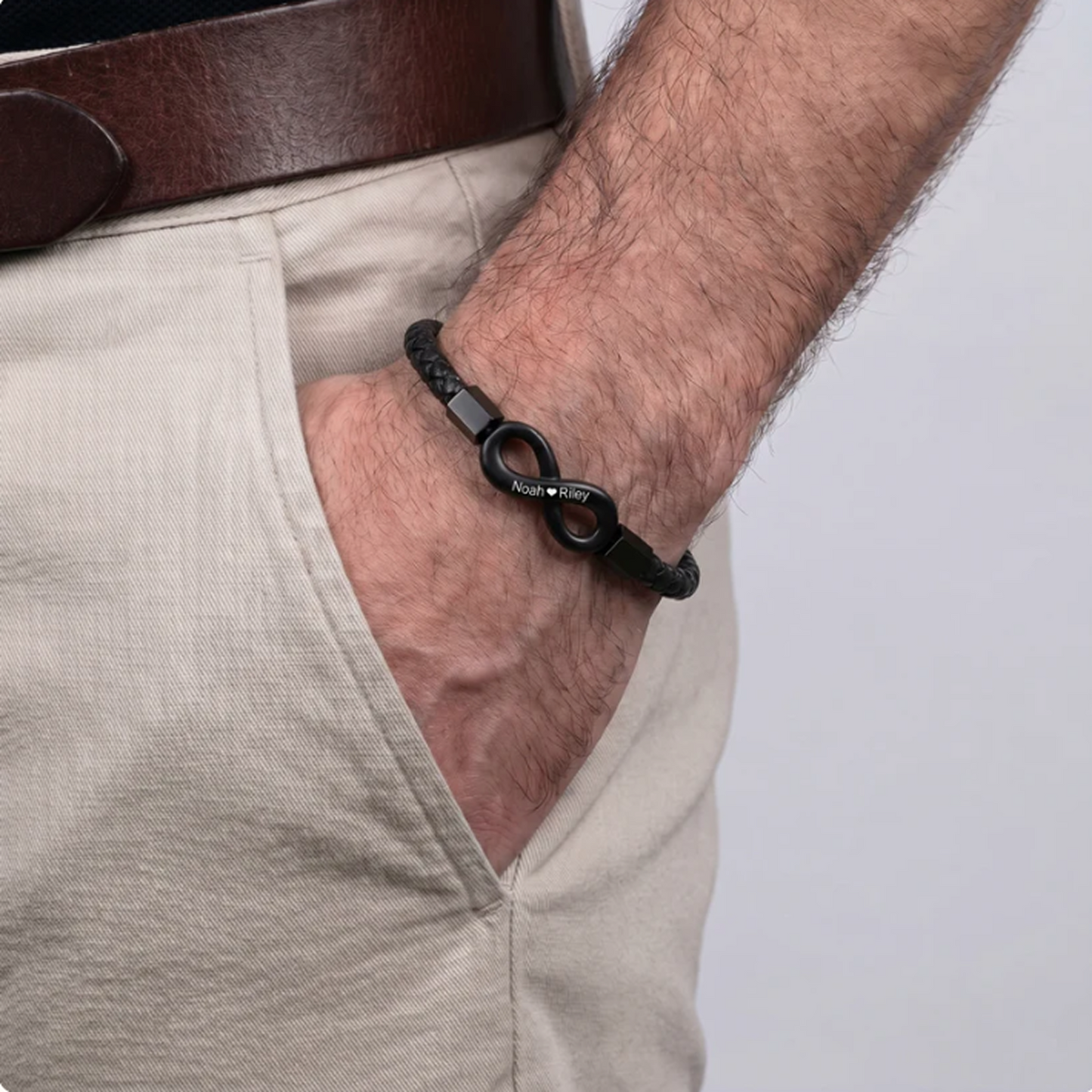 "Til Min Mand" Personligt armbånd